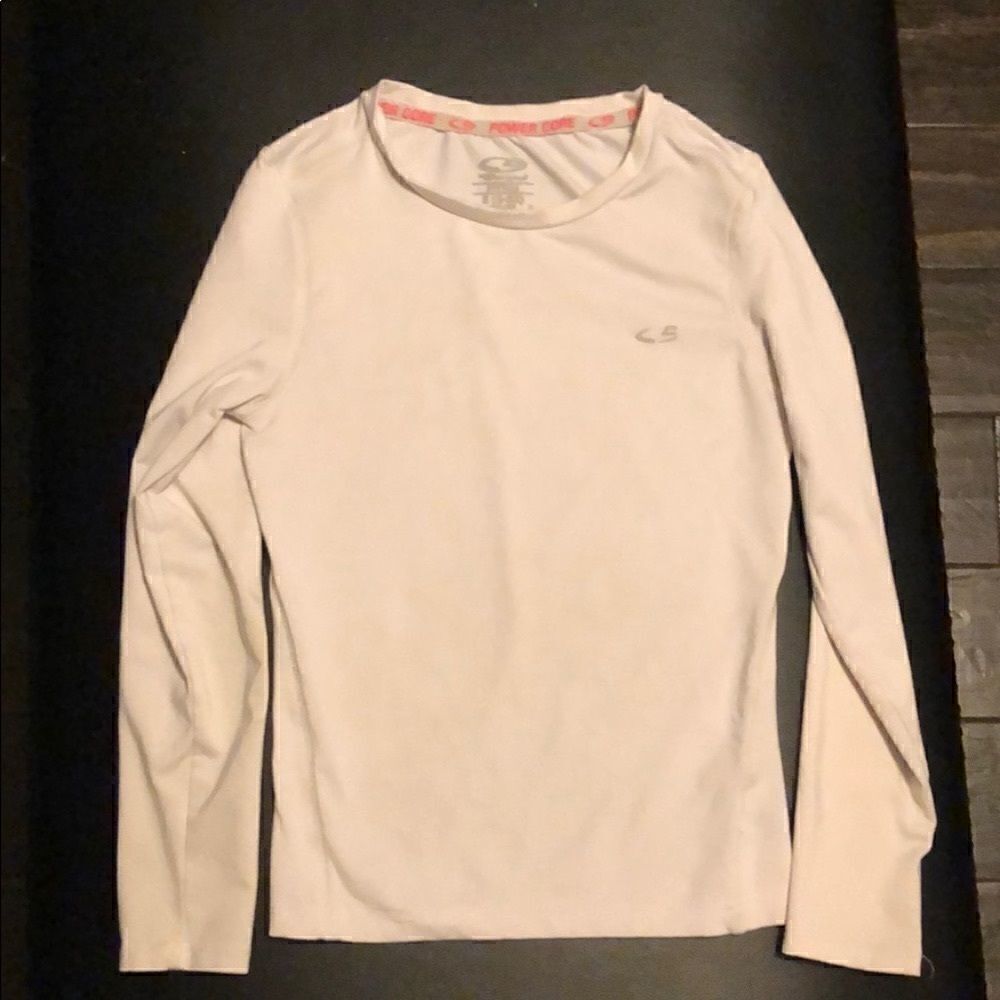 Kids champion fitted long sleeve shirt size small